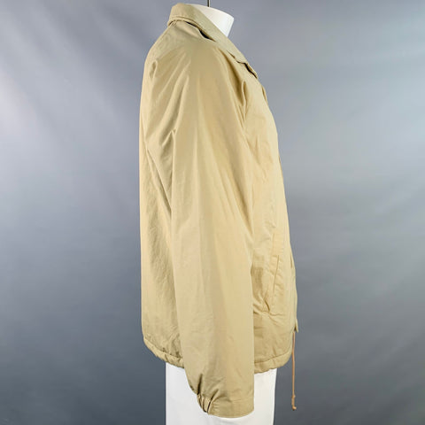 BATTENWEAR Size L Khaki Nylon Snaps Jacket
