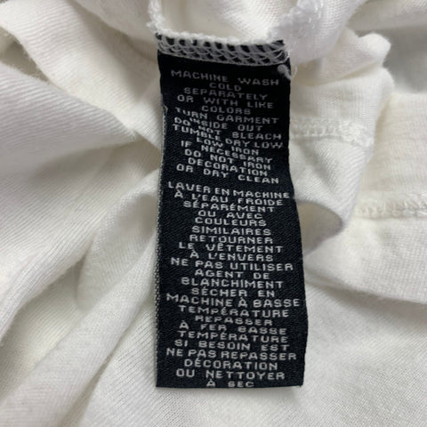 MARC by MARC JACOBS Size M White Olive Snake Cotton Short Sleeve T-shirt