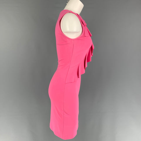 RED VALENTINO Size S Pink Ruffled Sleeveless Dress