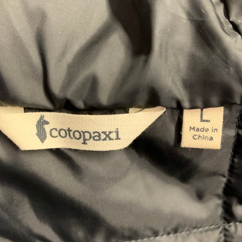 COTOPAXI Size L Blue Black Green Color Block Polyester Jacket