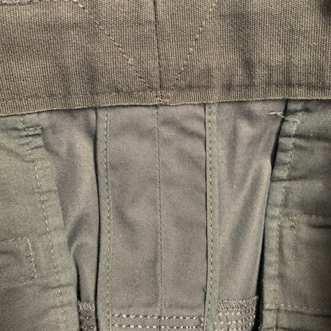 LANVIN Size 32 Navy Twill Cotton Tapered Ankle Zips Casual Pants