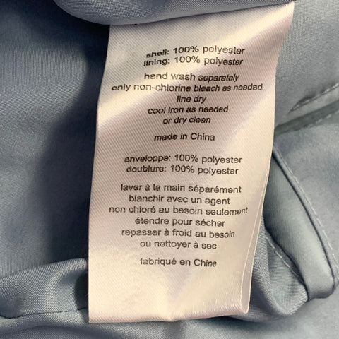 VERA WANG Size 12 Dusty Blue Polyester Halter Long Evening Gown
