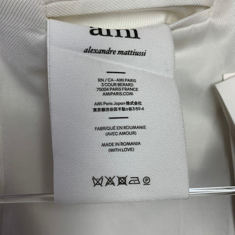 AMI by ALEXANDRE MATTIUSSI Taille 36 Veste de sport en laine texturée beige