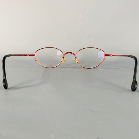 L.A.EYEWORKS Maude Red Metal Glasses Frames