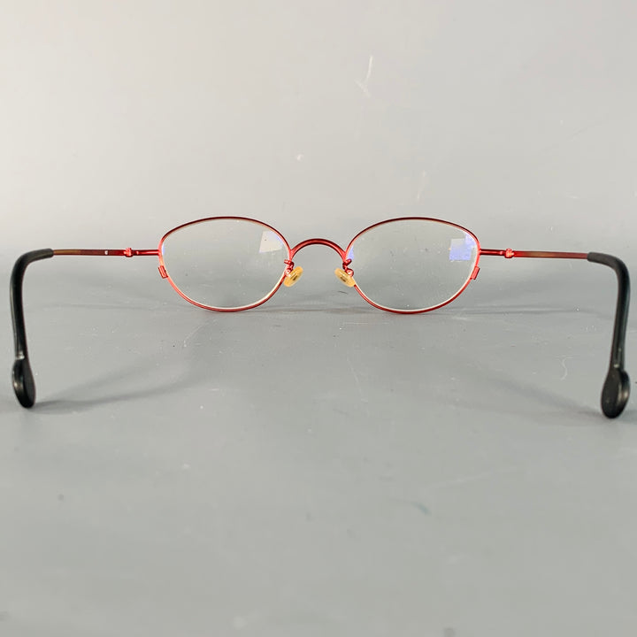 L.A.EYEWORKS Maude Red Metal Glasses Frames