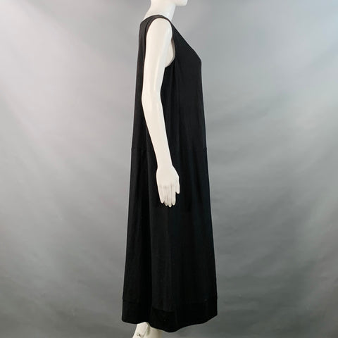 COMME des GARCONS Vintage 1992 Size M Black Cotton Tank Dress