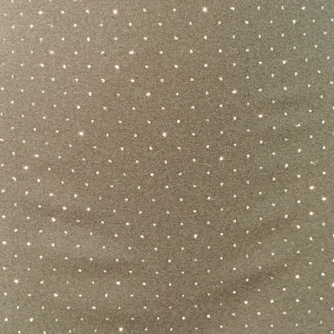 MARC JACOBS RUNWAY Size 10 Black Silver Dots Long Sleeve High Neck Bow A-Line Dress