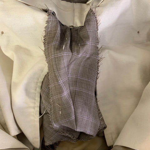 DUNCAN QUINN Chest Size 40 Brown light brown & purple Tartan Wool 32 31 Suit