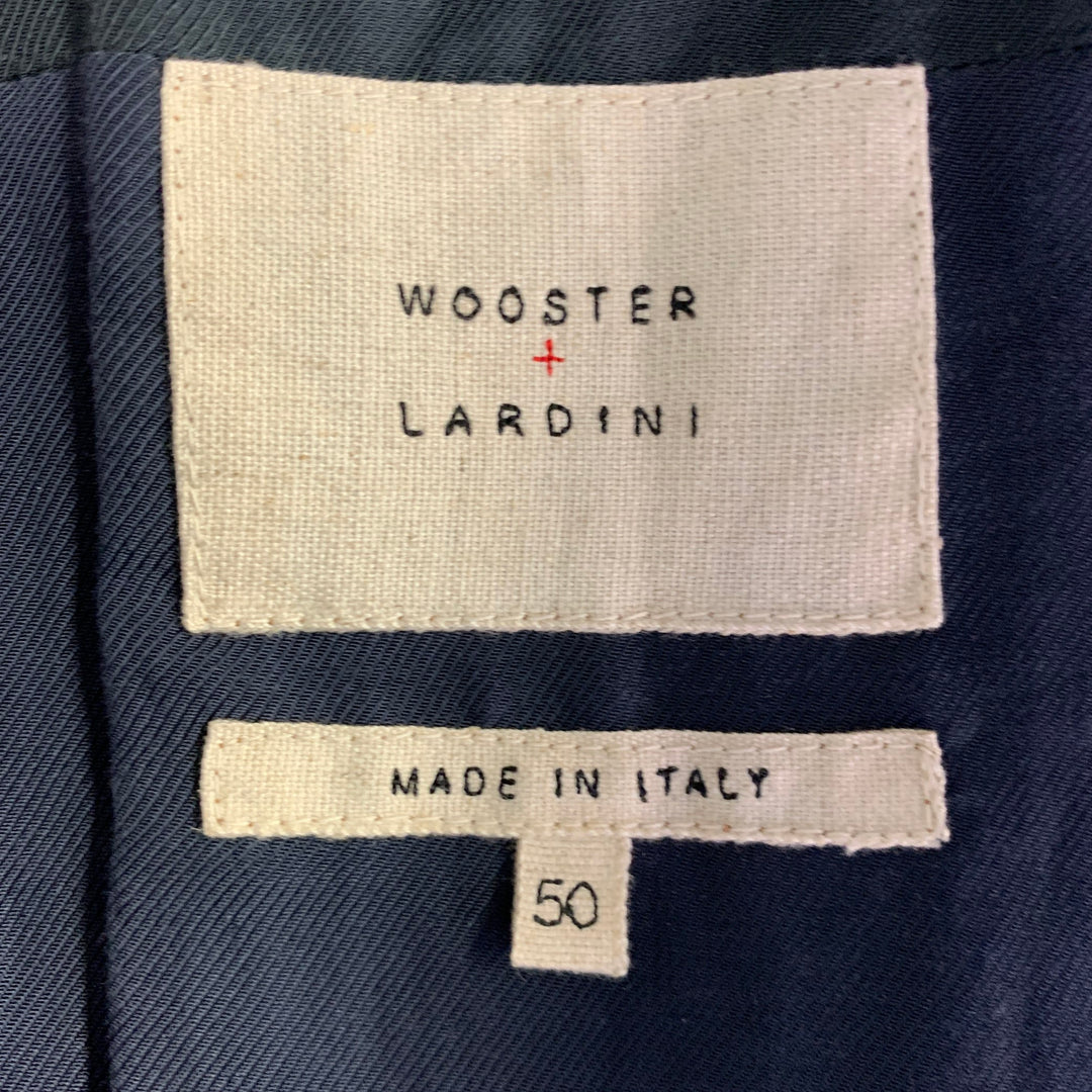 WOOSTER + LARDINI Size 40 Regular Tan Wool Notch Lapel Sport Coat