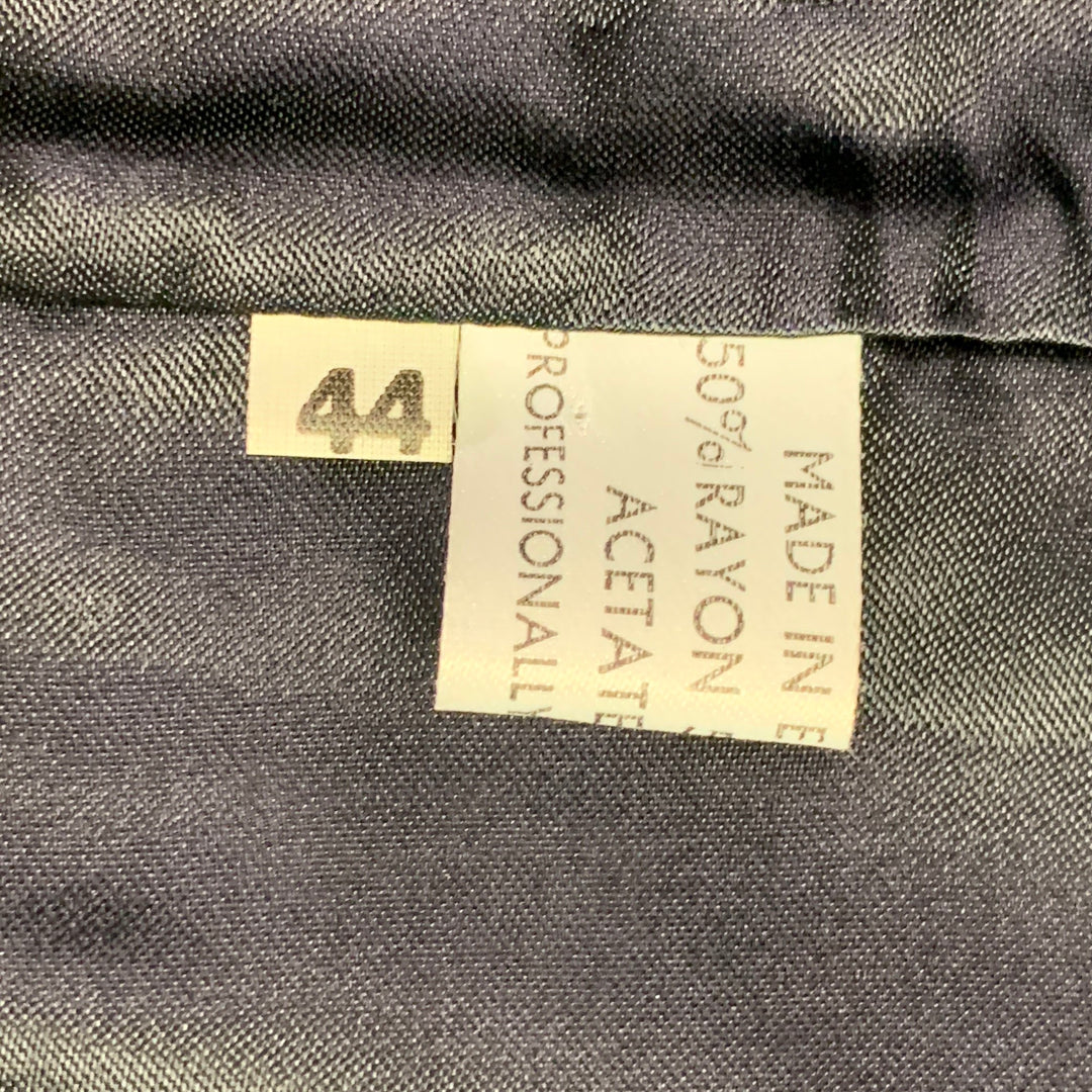 FAVOURBROOK Size 44 Brown Black Brocade Jacquard Rayon Blend Formal Vest