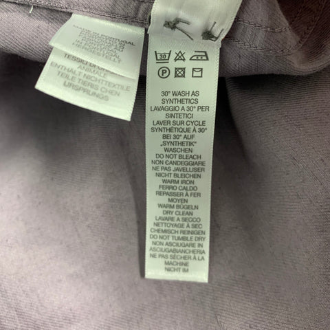 PAUL SMITH Size S Purple Linen Cotton Camp Short Sleeve Shirt