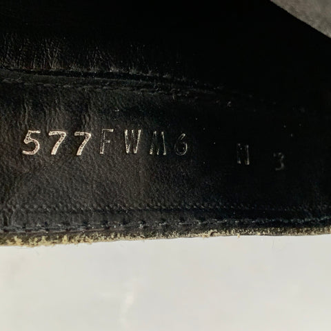 JULIUS_7 Size 9.5 Black Leather Zip Up Ankle Boots