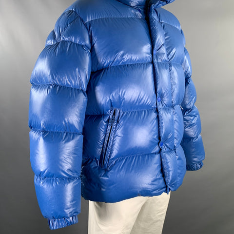 MONCLER GENIUS Veste matelassée en polyamide bleu-vert Taille XXL