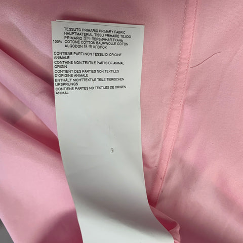 DSQUARED2 2019 Size M Pink Cotton Button Up Long Sleeve Shirt