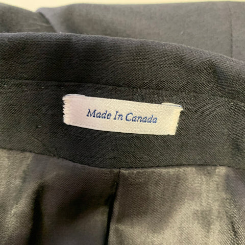 PETER MILLAR Chest Size 46 Regular Black Wool Notch Lapel 38 30 Tuxedo