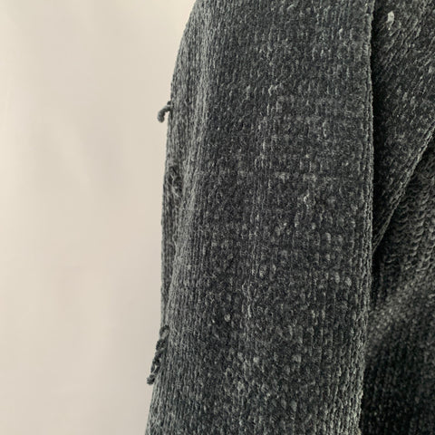 JUNYA WATANABE Size L Black Brown Chenille Knit Cardigan