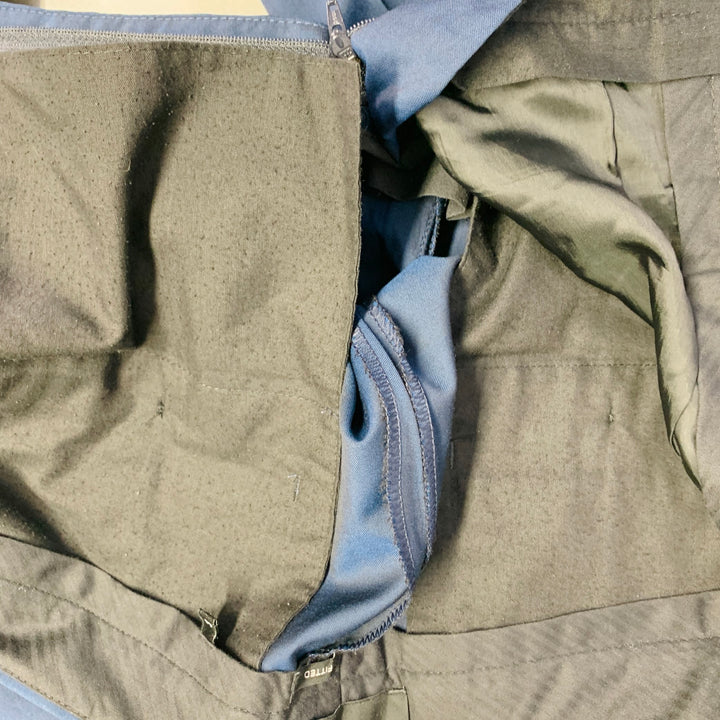 THE KOOPLES Size S Navy Wool Fitted Single Breasted Peak Lapel Suit