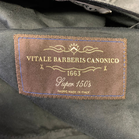 Pantalon de costume ajusté en laine gris foncé ATELIER MUNRO Taille 32