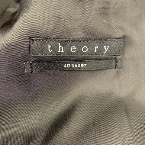 THEORY Size 40 Short Grey Wool Notch Lapel Sport Coat