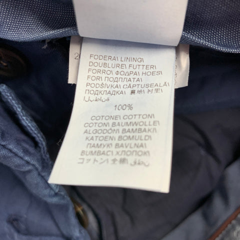 BRUNELLO CUCINELLI Size 32 Blue Linen Cotton Flat Front Casual Pants
