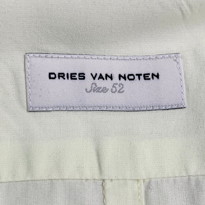 DRIES VAN NOTEN Size 42 Green Lime Cotton One Pocket Long Sleeve Shirt