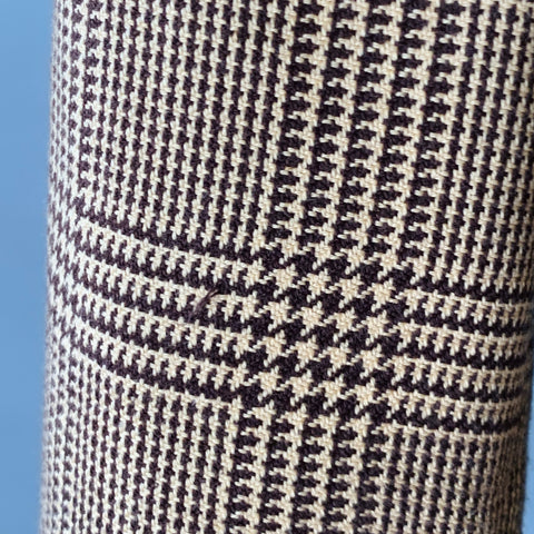 RALPH LAUREN Size 38 Regular Tan Brown Glenplaid Cotton Cashmere Sport Coat