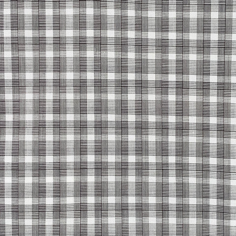 JOHN VARVATOS Size L Grey White Checkered Cotton Long Sleeve Shirt