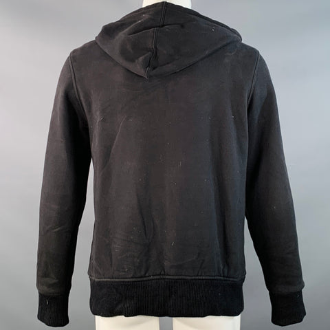 ADAM KIMMEL x CARHARTT Size M Black Cotton Blend Zip Up Hooded Sweatshirt