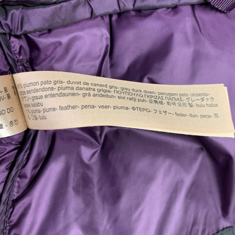 MASSIMO DUTTI Size L Purple Nylon Hooded Padded Jacket