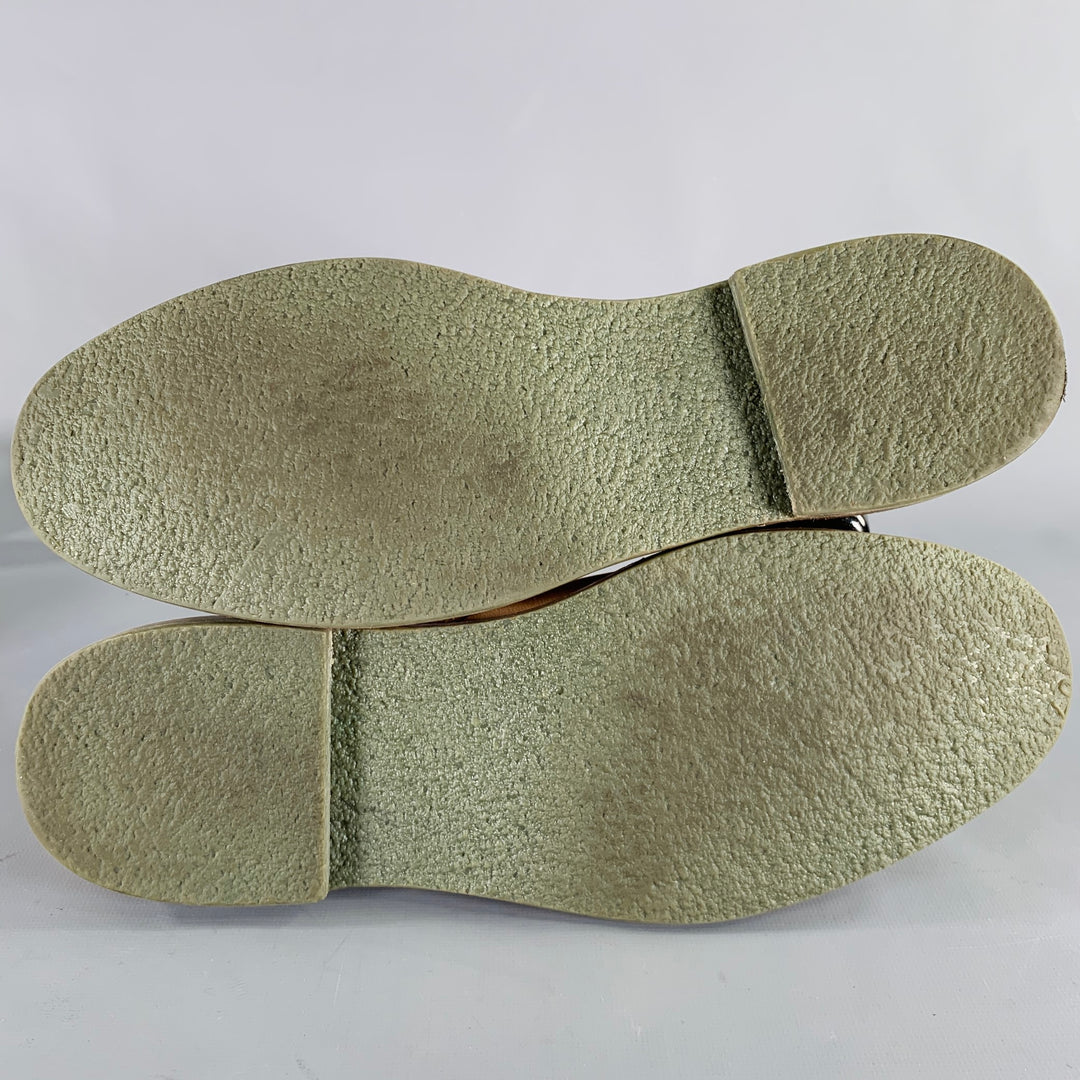 COLE HAAN Size 9.5 Tan Suede Lace-Up Chukka Ankle Boots 