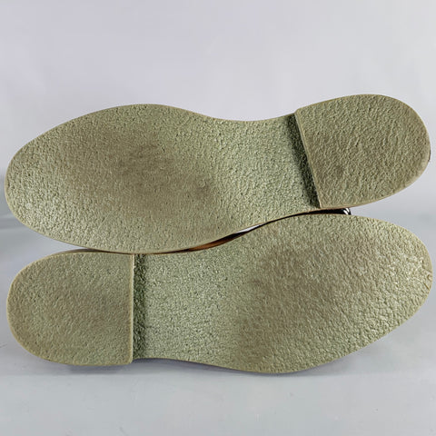 COLE HAAN Size 9.5 Tan Suede Lace-Up Chukka Ankle Boots