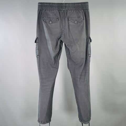 JOHN ELLIOTT Size XS Grey Charcoal Cotton Cargo Casual Pants
