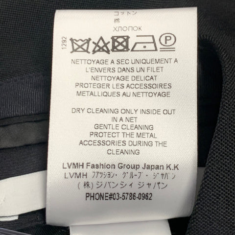 GIVENCHY Size 32 Black Wool Tapered Zip Fly Dress Pants