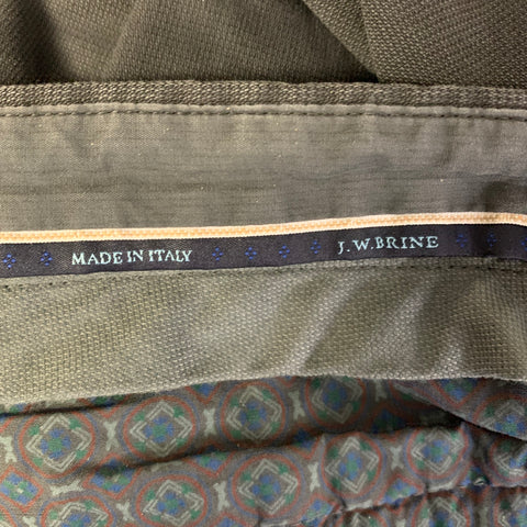 J.W. BRINE Size 34 Grey Heather Straight Casual Pants