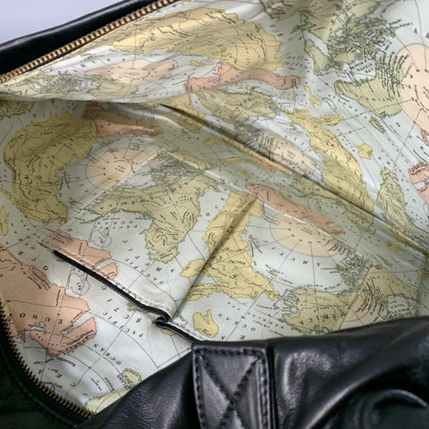 HOBO INTERNATIONAL Black Leather Top Handles Duffle Bag