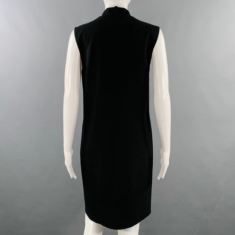 Robe fourreau LANVIN taille 4 en mélange d'acétate noir