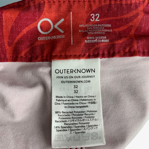 OUTTER ORIGINAL Maillot de bain en mélange de polyamide à fleurs rouge taille 32