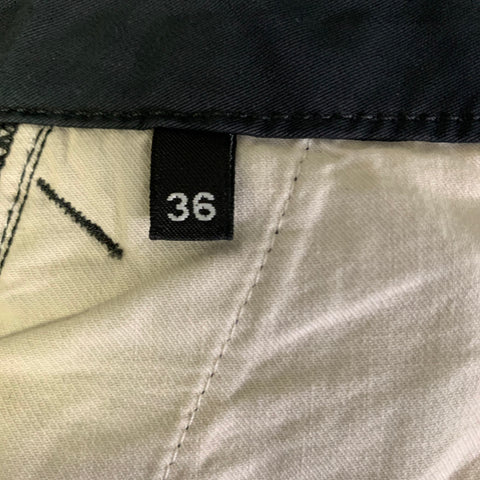 TOM FORD Size 36 Black Cotton Zip Fly Casual Pants