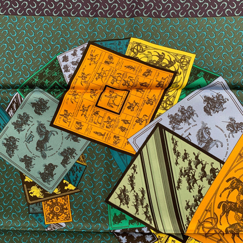 HERMES Print Silk Scarves & Shawls