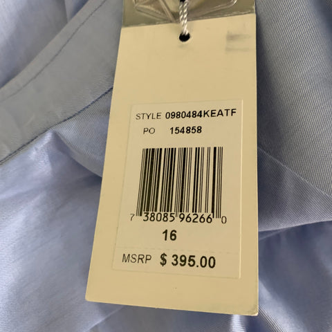 RALPH LAUREN Size L Blue Cotton Cutaway Long Sleeve Shirt