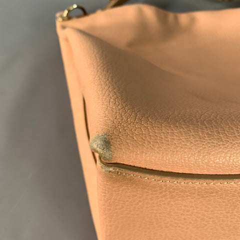 Sac cabas en cuir grainé rose poudré MULBERRY