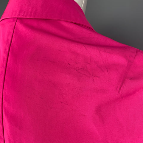 JIL SANDER Size M Pink Polyester Notch Lapel Jacket