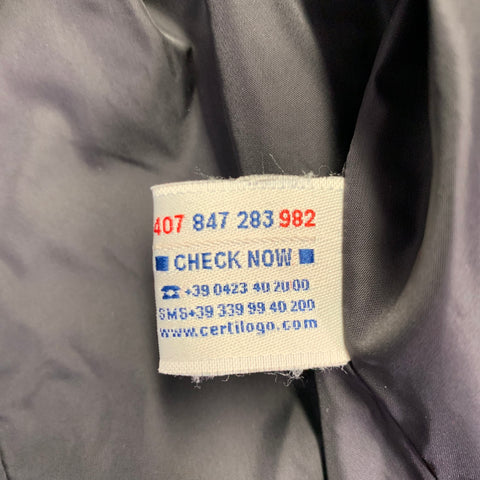 MONCLER Size XXXL Black White Polyamide Jacket