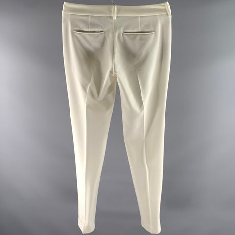 ZADIG & VOLTAIRE Size 30 White Polyester Blend Dress Pants