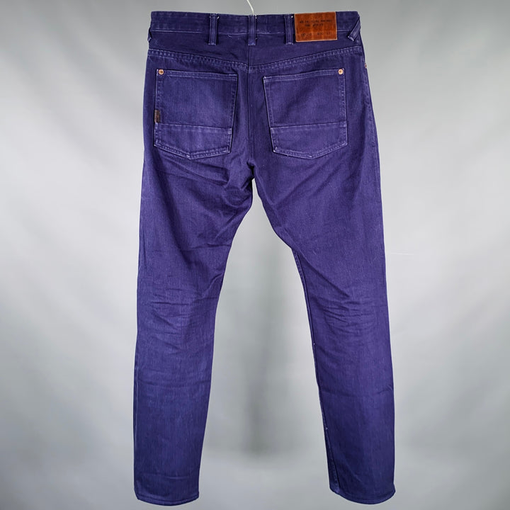 RED EAR VILLAGE INDUSTRIES by Paul Smith Size 32 Blue Cotton Denim Jeans