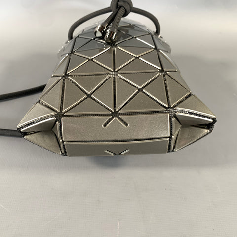 BOA BOA ISSEY MIYAKE Silver Gunmetal Triangle Cross Body Handbag