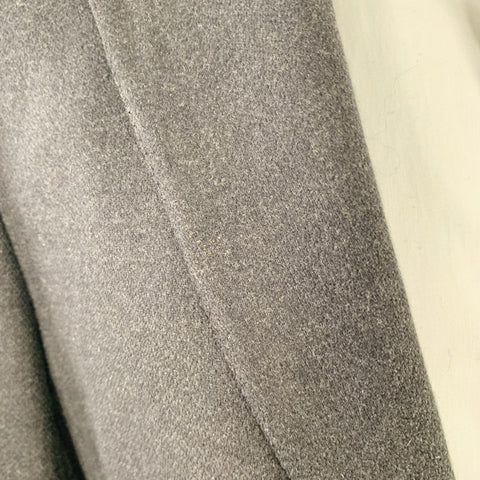 RALPH LAUREN Size 38 Regular Grey Black Woven Wool Notch Lapel Sport Coat