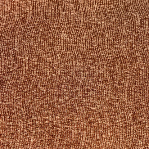 JHANE BARNES Taille XL Chemise à manches longues en soie et coton à motif abstrait marron bordeaux
