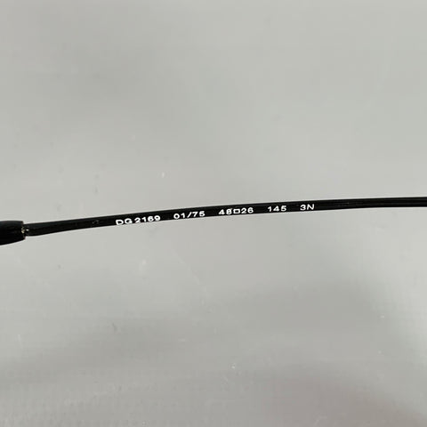 DOLCE & GABBANA Burgundy Black See Through Acetate Sunglasses
