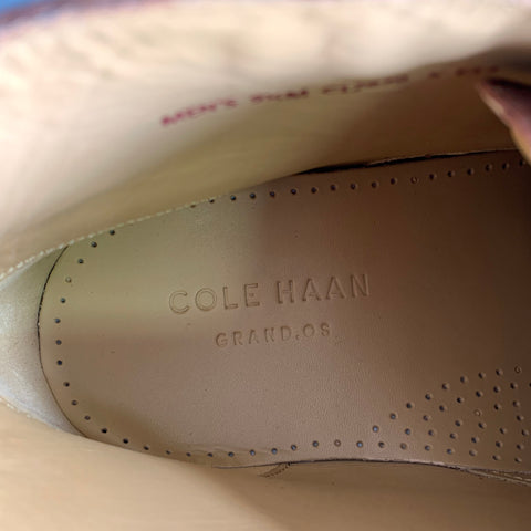 COLE HAAN Size 9.5 Brown Camberley Perforated Leather Double Monk Strap Boots